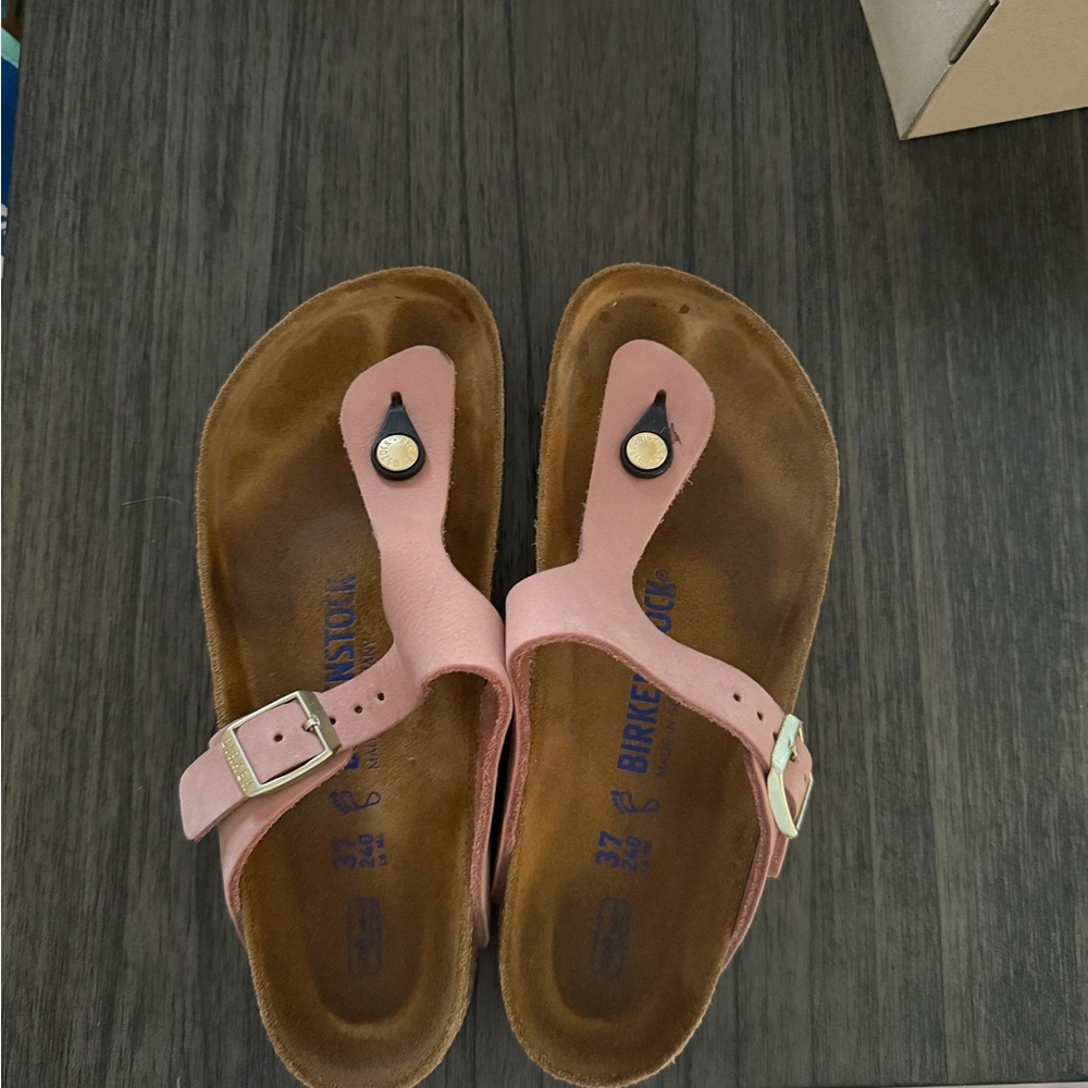 Birkenstock Pink Gizeh Sandals